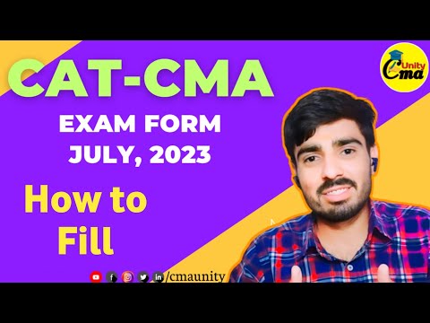 How To Fill CMA-CAT Exam Form July, 2023 "CAT-CMA Course" ||Professional Ankit|| #cma #cmaexams