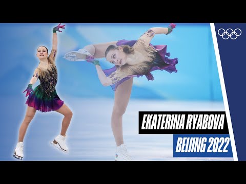 ⛸️Ekaterina Ryabova's 🇦🇿 dynamic skate to Mambo Italiano🇮🇹🎶