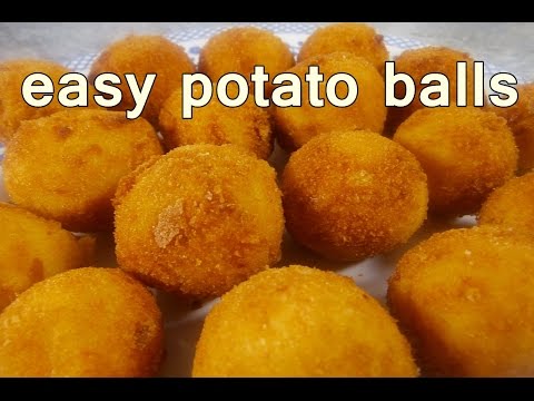 Crispy Potato Balls recipe - The Ultimate Easy Snack | Deliciously Golden & Irresistible!