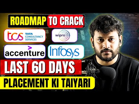 Roadmap to Crack TCS, Infosys, Wipro, Accenture | Hiring and Preparation for 2024, 2025 batch