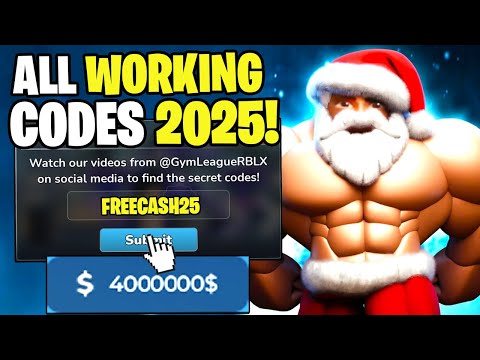 *NEW* ALL WORKING CODES FOR GYM LEAGUE IN 2025! ROBLOX GYM LEAGUE CODES