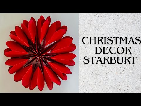 Christmas decoration ideas l Christmas decor star burst