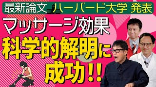 【世界の論文】精神科医 名越先生＆UHA味覚糖研究員が解説！最新論文 　マッサージをすると！怪我の回復が◯倍に！【論文読んでみた】