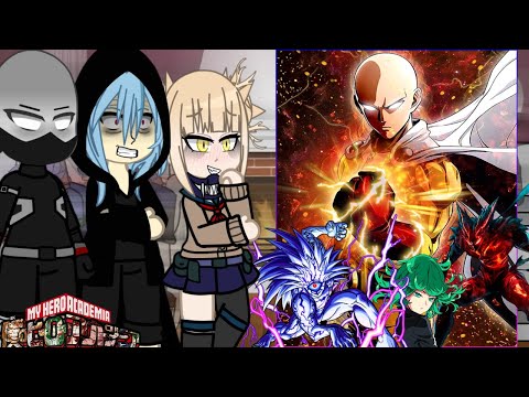 MHA/BNHA League of Villains react to Saitama as World's No. 1 Hero || OPM