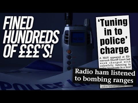 Fined Hundreds Of Pounds Just For Listening To A Radio Scanner!