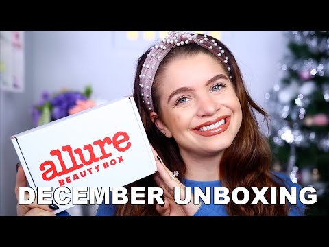 DECEMBER ALLURE BEAUTY BOX UNBOXING 2020