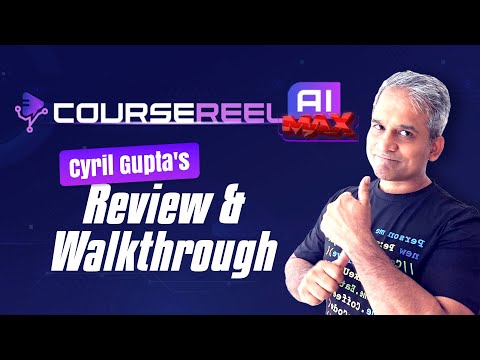 CourseReel AI Max Review & Walkthrough - Create Courses & more with AI