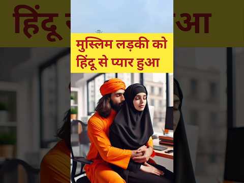 Muslim Girl Hindu Boy Love 😘 #lovestory #shorts #viralvideo #hindumuslimlovestory