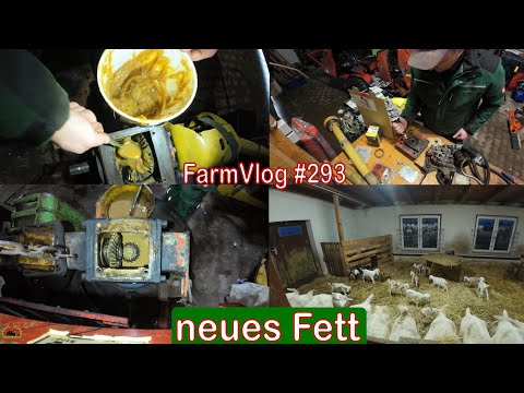 Farmvlog #293: Getriebefett wechseln | Ziegenstall füllt sich