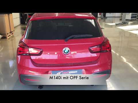 Vergleich M140i OPF B58 Serie / mit ECE Downpipe / ohne OPF