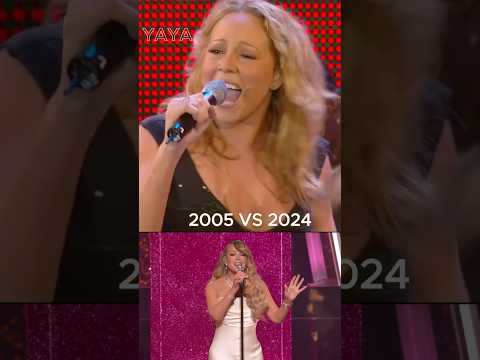 Mariah Carey’s Voice: 2005 vs. 2024 We Belong Together  #MariahCarey #QueenOfChristmas #MC #Mimi