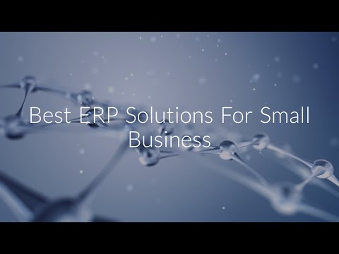 Best ERP Solutions For Small Business