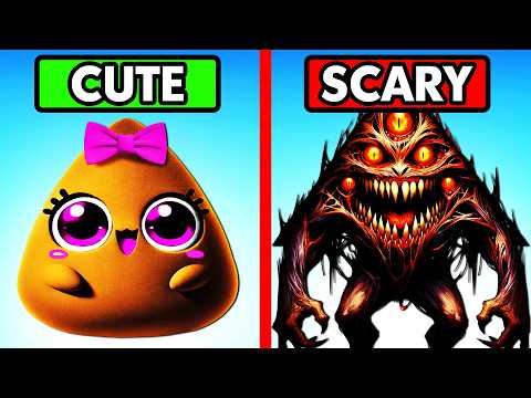 CUTE POU vs SCARY POU