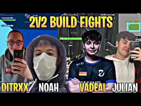 Noahreyli & OVA Ditrxx VS Wave Vadeal & JulianCOM 2V2 Build Fights | Noahreyli Highlights