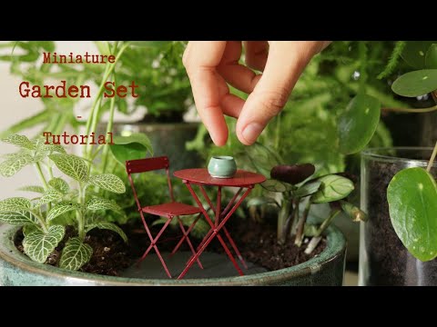 Garden Set for a Mini Jungle - Tutorial