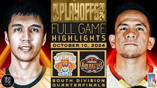 MPBL HIGHLIGHTS | QUARTERFINALS | DAVAO OCCIDENTAL VS BATANGAS CITY | OCTOBER 10, 2024