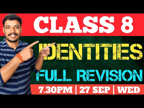 REVISION | IDENTITIES | QUESTIONS |PATTERN QUESTIONS | CALENDAR QUESTIONS