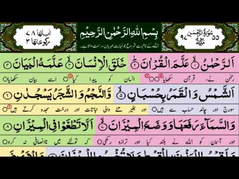 Surah Rahman | Ep - 0002 By Qari Hafiz | سورہ رحمٰن55 |Beautiful Recitation | Edited&7185