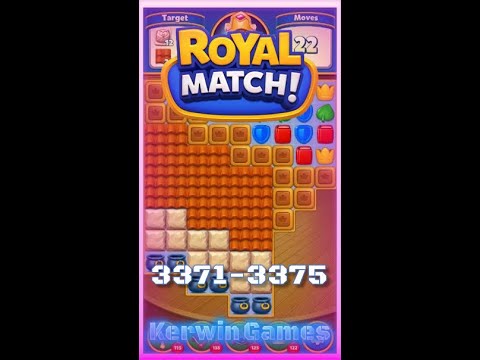 Royal Match Level 3371 3372 3373 3374 3375 - No Boosters Gameplay