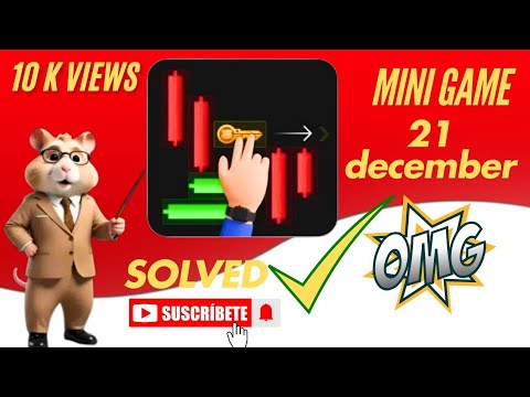 21 December Mini Game 100% Easily Solved Today | Hamster Kombat Mini Game 21 December | Mini Game