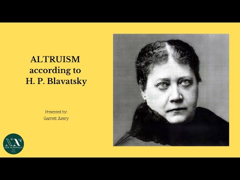 Altruism according to  H.P. Blavatsky