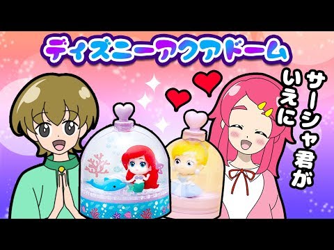 【ディズニープリンセス】オリジナルアクアドームを作ってみた！「え！サーシャくんがあたしのいえに！？」♡ ♥アンリルちゃんねる♥手作り小物DIY