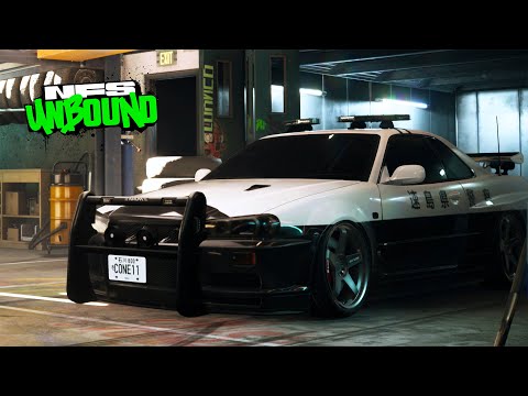 Need for Speed Unbound Gameplay - NISSAN SKYLINE GT-R R34 Customization | Cop Edition Vol. 8