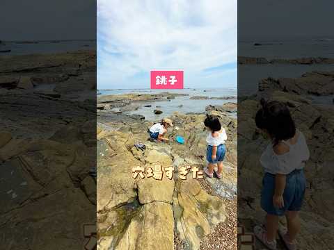 ＼穴場すぎた／磯遊びスポット#海鹿島海水浴場📍銚子市海鹿島5255