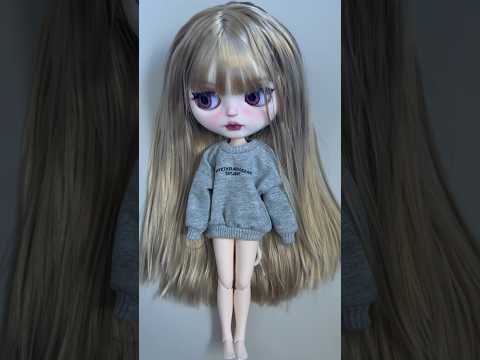 #doll #blythecustom #dollcustomization #ooakblythe #rainbowhigh #dollmaker #blythedollcustom #cute