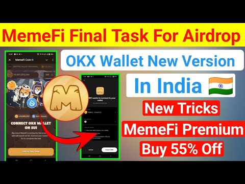 MemeFi OKX Wallet Connect | MemeFi Connect OKX Wallet In India | How to connect okx wallet in memefi