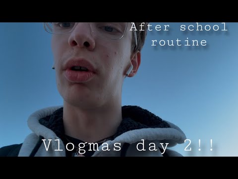 After school routine |vlogmas day 2!!❄️🎄