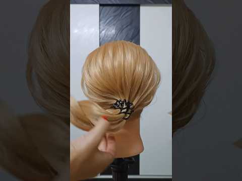 Easy bun for women #ytshorts #hairstyle #shortsvideo