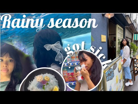 Rainy Season☔️, an Aquarium Date🐡 and a very random encounter🤷🏽‍♀️🇯🇵[storytime] Life in Japan Vlog