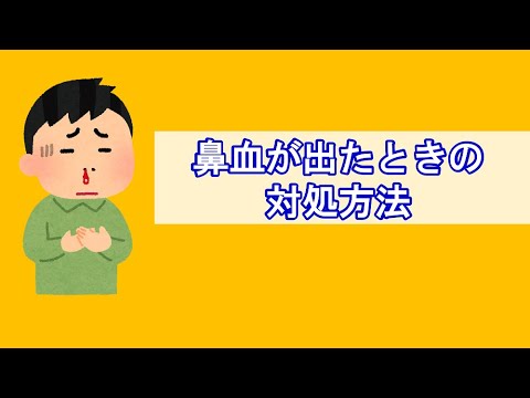 【正しい対処法、知ってますか？】鼻血が出たときの対処方法