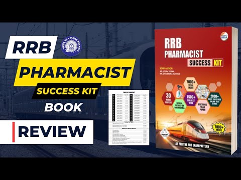 RRB Pharmacist Success Kit | Book Review | Complete Information #rrbpharmacist #246rrbvacancy