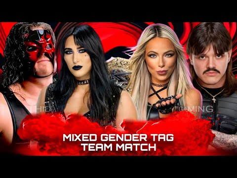 WWE 2K24 • Mixed Gender Tag Team Match - Kane Rhea Ripley VS Liv Morgan Dominik Mysterio | WWE