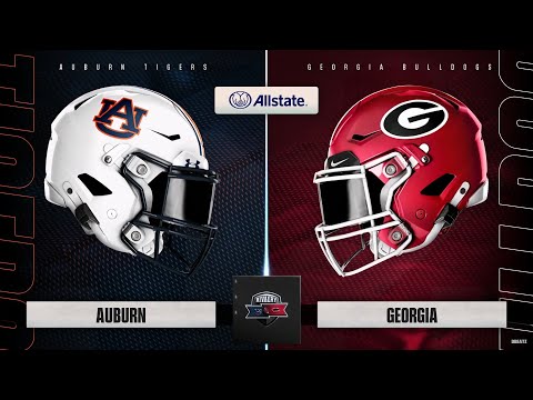 COLLEGE FOOTBALL AUBURN TIGERS VS. GEORGIA BULLDOGS FULL GAME!