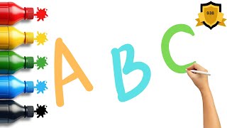 Interactive ABC Writing for Preschool Kids | Fun A-Z Learning Guide with Phonics | 938 Video