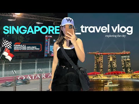 singapore travel vlog 🇸🇬 🏎️ grand prix weekend, post malone concert, eating good food in the city 🍔