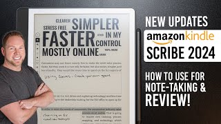 Kindle Scribe 2 2024: How it Compares as an E Ink Device for Note-Taking & Planning