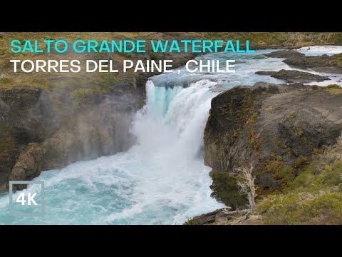 Relaxing Sounds of the Mighty Salto Grande Waterfall in 4K UHD - White Noise for Sleeping.