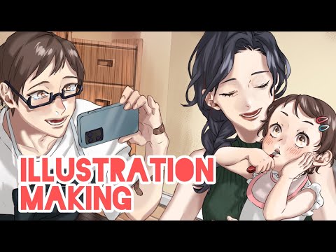 【Clip Studio Paint】illustration making6イラストメイキング