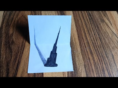 Easy 3D Drawing on paper