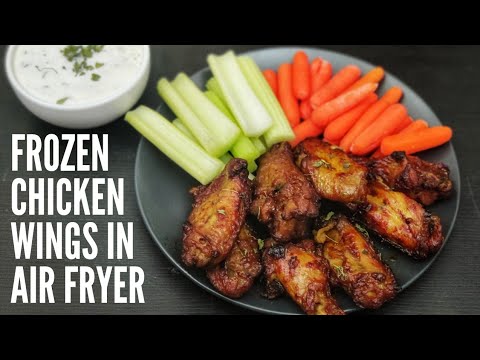 Frozen Chicken Wings in Air Fryer | Sugar Spice