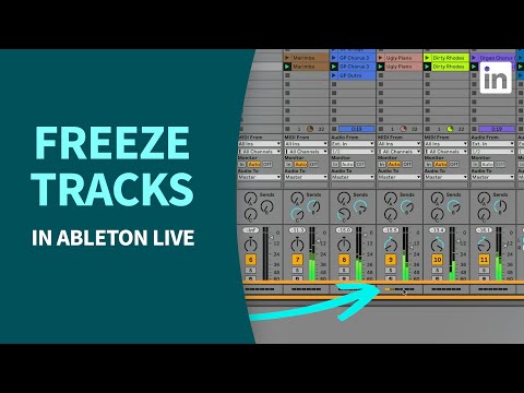 Ableton Live Tutorial - Manage CPU usage with TRACK FREEZE