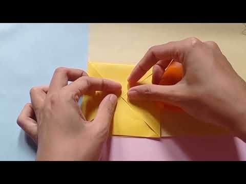 How to fold box with ear - Origami Easy