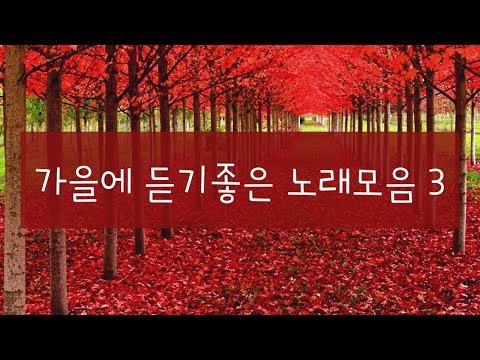 가을에 듣기좋은 발라드 노래모음 3 | Autumn songs collection 3