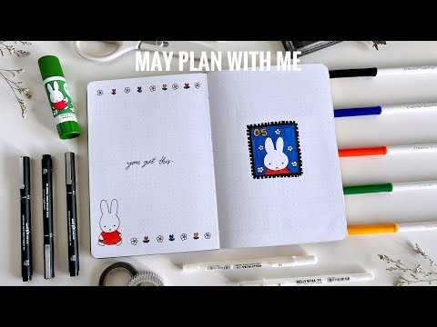 My May 2024 Bullet Journal Setup 🐰