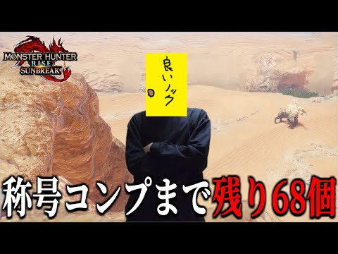 本日は…称号を集めさせていただきます！【モンスターハンターライズサンブレイク】