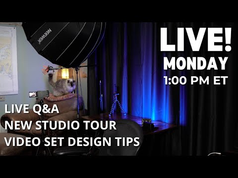 New Live Stream & Video Studio Tour, Live Q&A and more!